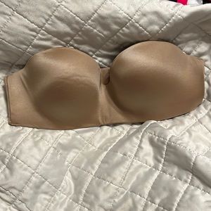 LOVE by gap nude strapless bra